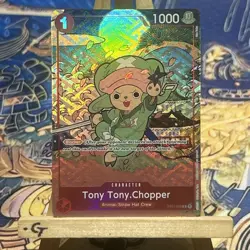 Tony Tony Chopper (1st Anniversary English) One Piece ST01-006 Promo Card - Image 1