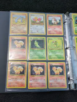 Pokemon 180 Card Vintage Binder Lot Mixed Sets Base Jungle Fossil Neo Red Green - Image 2