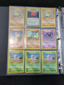 Pokemon 180 Card Vintage Binder Lot Mixed Sets Base Jungle Fossil Neo Red Green - Image 4