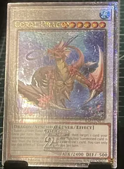 Coral Dragon 25th Quarter Centry Rare Name Misprint/error Yu Gi Oh Card - Image 2