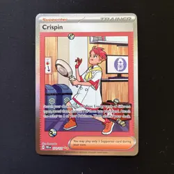 Pokemon TCG Crispin Full Art Trainer Card 171/131 Sir Prismatic Evolutions Mint! - Image 1