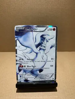 Pokemon Reshiram 113/114 Black & White Ultra Rare Full Art Holo Card - Image 1