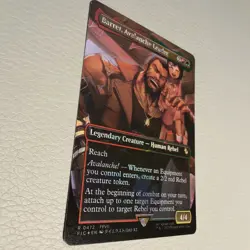 Barret Avalanche Leader Borderless Chocobo Track Foil Card #0472 MTG Magic - Image 1