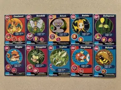POKETRIVIA CARDS BURGER KING 10 TOTAL - Image 1