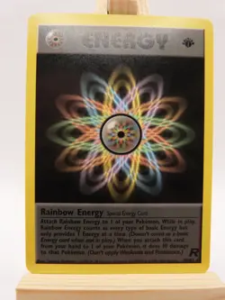 Pokemon 1st Edition Card - Rainbow Energy 80/82 (Team Rockets Set) - Image 1
