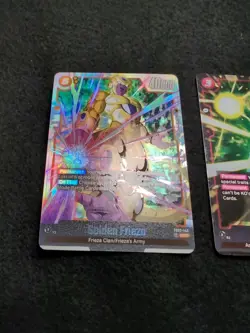 Dragon Ball Super Card Game FB02 Lot Of 3 Cards Golden Frieza Android 17 Goku - Image 2