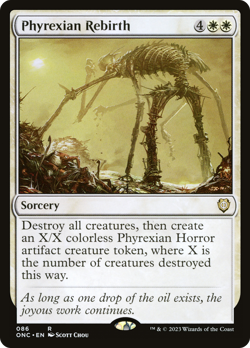 Phyrexian Rebirth [Phyrexia: All Will Be One Commander] Magic MTG - Image 1