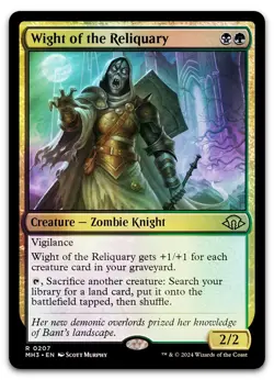 Wight of the Reliquary #207 (Foil) (NM) Modern Horizons 3 MH3 Magic MTG - Image 1