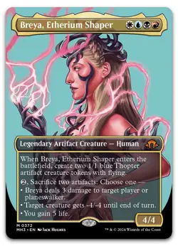 Breya, Etherium Shaper (Borderless) #372 (NM) Modern Horizons 3 MH3 Magic MTG - Image 1