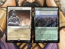 Ba Sing Se + Abandoned Air Temple (Regular) MTG Avatar Last Airbender - NM/M - Image 1