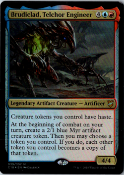 Brudiclad, Telchor Engineer M Commander 2018 39 FOIL Near Mint - Image 1