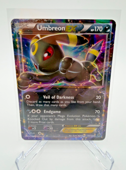 Pokemon TCG Umbreon EX 55/124 Fates Collide Holo LP/NM - Image 1