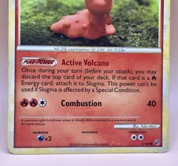 Slugma 67/90 – Undaunted (Common) – MP – 2010 Pokemon TCG - Image 3