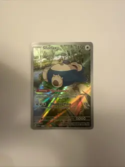 Pokemon TCG Snorlax SVP 051 Full Art Holo Black Star Promo - Image 1