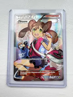 Pokemon Shauna Trainer Supporter Full Art Alternate Art Promo Holo 111/124 - Image 1