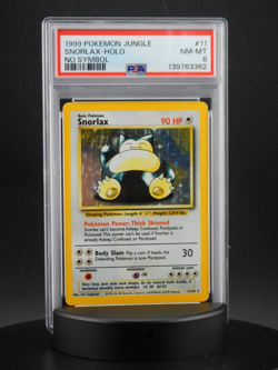 1999 POKEMON JUNGLE #11 SNORLAX - HOLO NO SYMBOL SCARCE PSA 8 NEAR MINT TO MINT! - Image 1