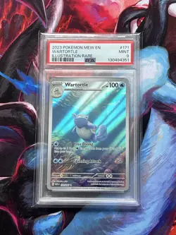 Pokemon 151 Wartortle Illustration Rare 171/165 English PSA 9 - Image 2