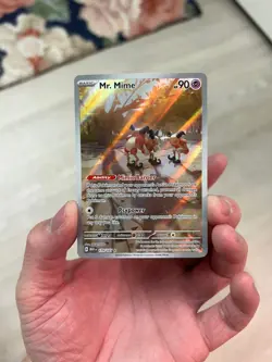 Pokemon TCG Mr. Mime 179/165 Sv Scarlet & Violet 151 Illustration Rare Near Mint - Image 1
