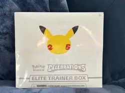 Pokemon TCG Celebrations Elite Trainer Anniversary Edition New Factory Sealed - Image 1