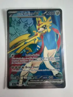 Hop's Zacian ex 176/159 Ultra Rare Holo Near Mint Condition Journey Together - Image 1