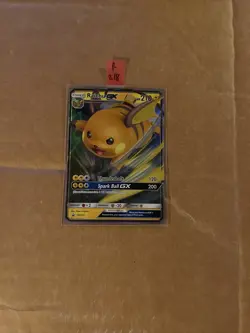 Raichu GX SM213 Promo Ultra Rare Pokemon TCG NM - Image 1