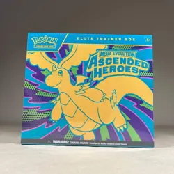 New Pokemon TCG Ascended Heroes ETB Elite Trainer Box Case 10 Count - Image 3