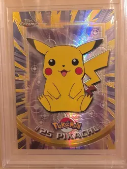 Pokemon Topps Chrome Pikachu Spectra #25 BGS 9.5 Gem Mint Beckett TV ANIMATION - Image 2
