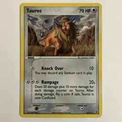 Tauros 16/112 EX FireRed & LeafGreen Holo Rare Pokemon TCG 2004 LP Single! - Image 1
