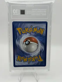 2025 Pokemon Team Rocket's Meowth Cosmos Promo 149/182 TAG 10 GEM MINT - Image 2