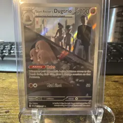 Pokemon TCG Team Rocket's Dugtrio Rare Holo ASC 239/217 English - Image 1