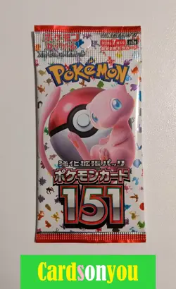 Pokemon 2023 ° SV2A ° Scarlet & Violet ° 151 ° Sealed Booster ° Japanese - Image 1