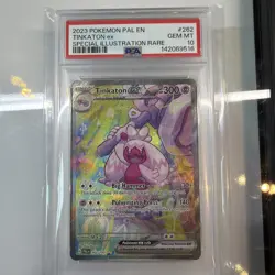 2023 POKEMON PAL EN-PALDEA EVOLVED SPECIAL ILLUSTRATION RARE TINKATON EX PSA 10 - Image 1
