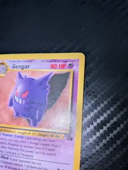 1999 Pokemon - Gengar Non-Holo Rare - Fossil Unlimited 20/62 - WOTC - Image 4