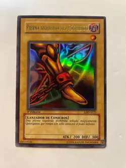 Yu-Gi-Oh Left Leg of the Forbidden One LDD-S121 Spanish 1st Edition Ultra Rare - Image 1