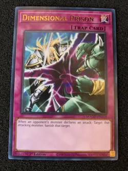 Yu-Gi-Oh! Dimensional Prison (MAGO-EN158) Maximum Gold 1st Ed NM - Image 1