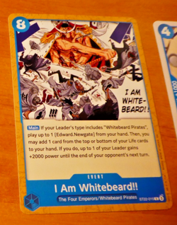 ONE PIECE ENGLISH CARD GAME CARTE ACE NEWGATE ST22-015 ST EN MINT - Image 1