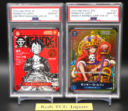 PSA 10 Monkey D Luffy ST21-014 & P-043 ONE PIECE Magazine & JUMP Promo ONE PIECE - Image 3