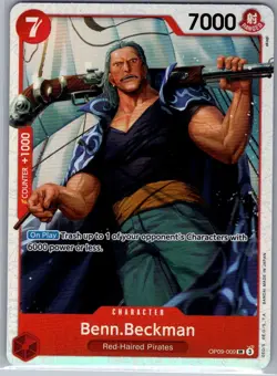 Benn.Beckman OP09-009 SR English Emperors in the New World - One Piece Card - NM - Image 1