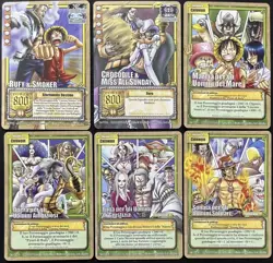 ONE PIECE TCG PROMO (TOURNAMENT LUCCA 2006) CA FULL SET NM ITA - Image 1