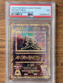 2000 Pokemon Game Movie Promo PSA 1 Ancient Mew Holo FRESH GRADE CASE - Image 1