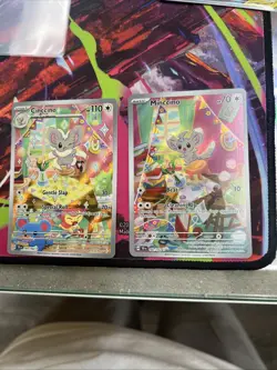 Minccino 182/162 & Cinccino 183/162 Temporal Forces IR Set Pokemon TCG NM - Image 5