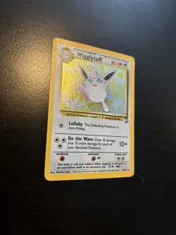 Pokemon TCG Wigglytuff Base Set 2 Holo 19/130 LP WOTC Unlimited Rare - Image 2