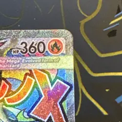 Pokemon Mega Charizard X EX 023 Me: Mega Evolution Promo Full Art Holo 360HP - Image 3