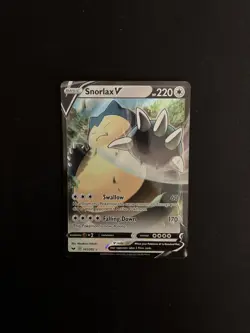 Snorlax V #141/202 (SWAH: Base Set) - Pokemon TCG - Ultra Rare - M/NM - Image 1