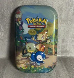 Pokemon Celebrations Mini Tin Empty Starters No Packs Gen 4 Turtwig Piplup L3 - Image 1