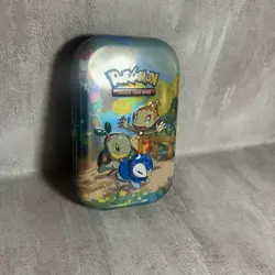 Pokemon Celebrations Mini Tin Empty Starters No Packs Gen 4 Turtwig Piplup L3 - Image 4