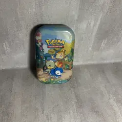 Pokemon Celebrations Mini Tin Empty Starters No Packs Gen 4 Turtwig Piplup L3 - Image 5