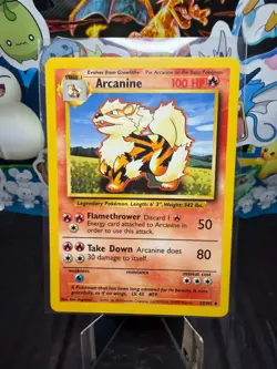 Arcanine 23/102 - Base Set - Vintage - Pokemon TCG - LP - Image 1