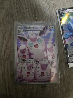 Pokemon TCG Wigglytuff 105/094 Phantasmal Flames Illustration Rare Holo 120HP EN - Image 1