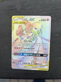 Pokemon Gardevoir & Sylveon GX TAG TEAM Secret Rare Holo 225/214 HP 260 - Image 1
